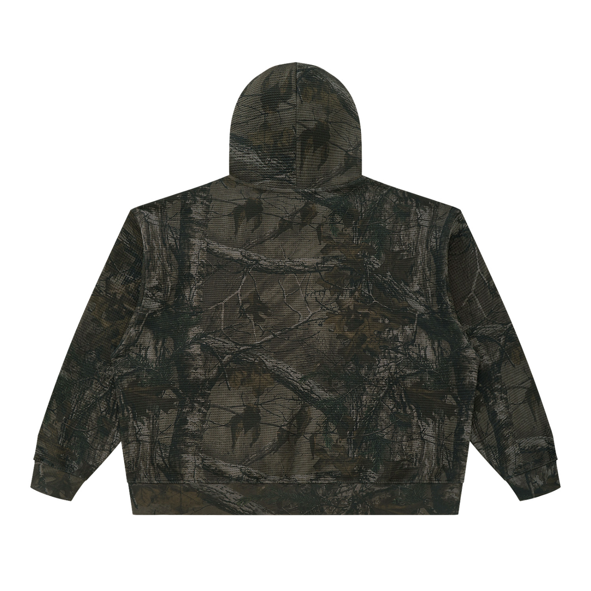 Waffle Camo Boxy Hoodie - Flipping Birdies