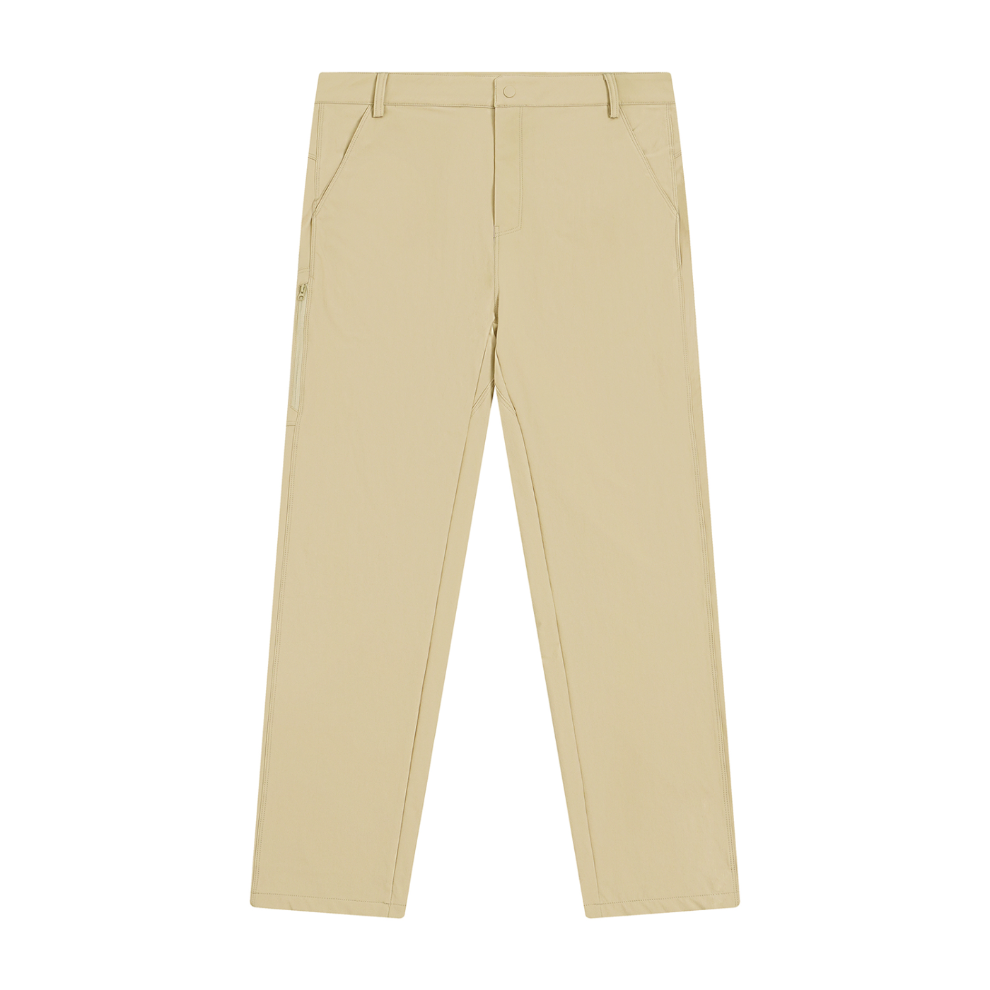 Straight Piped Tapered Pants