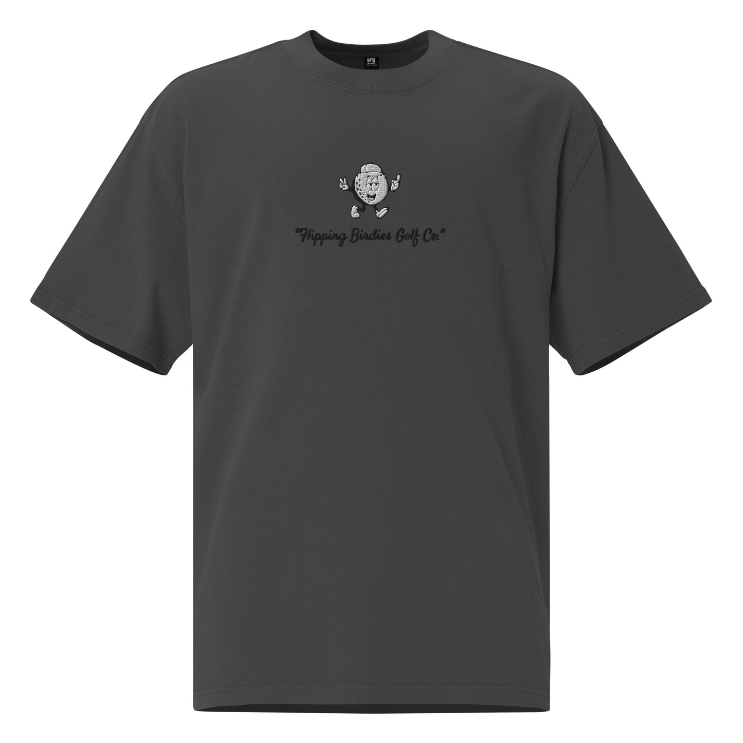 Birdie Ball Oversized Tee Embroidered - Flipping Birdies