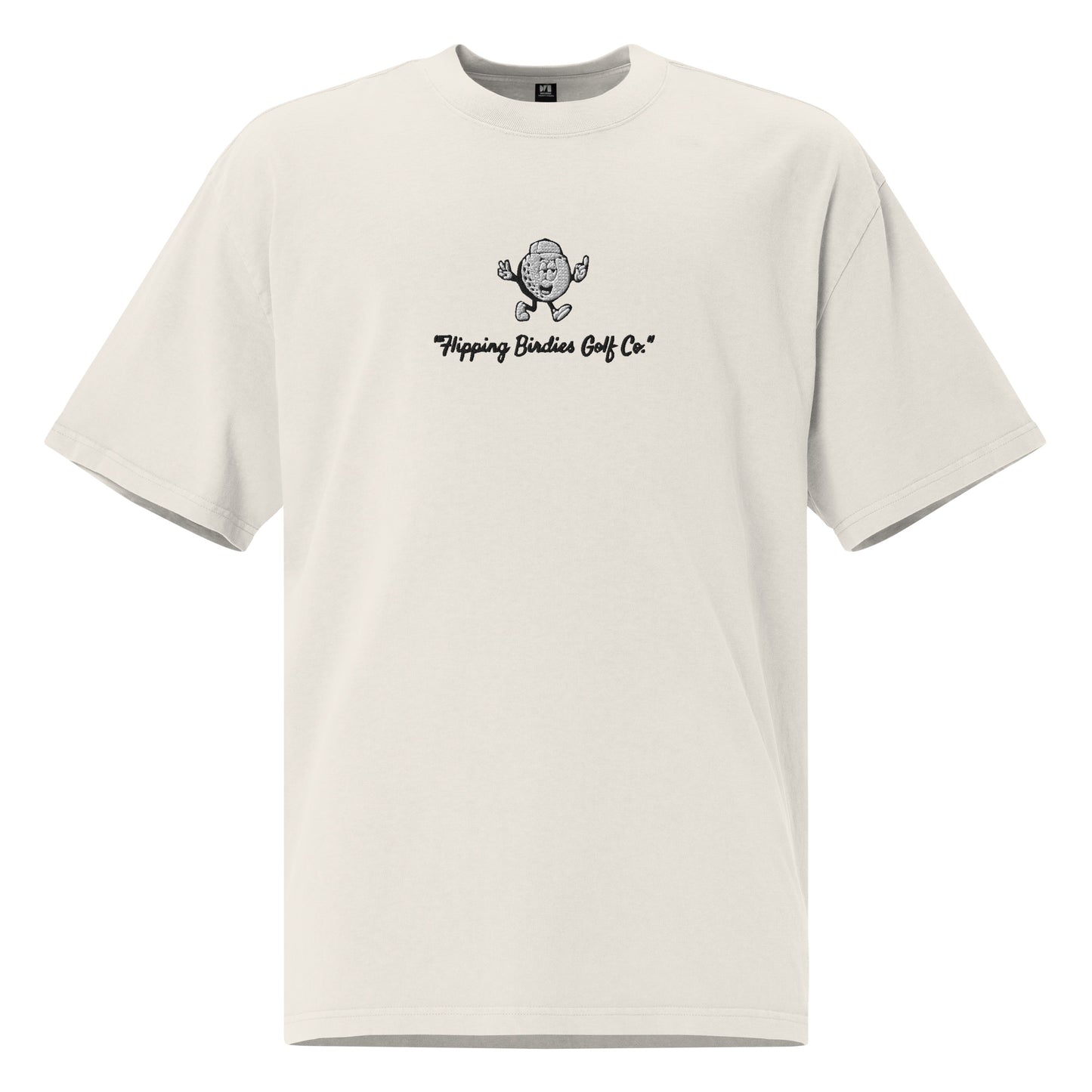 Birdie Ball Oversized Tee Embroidered - Flipping Birdies