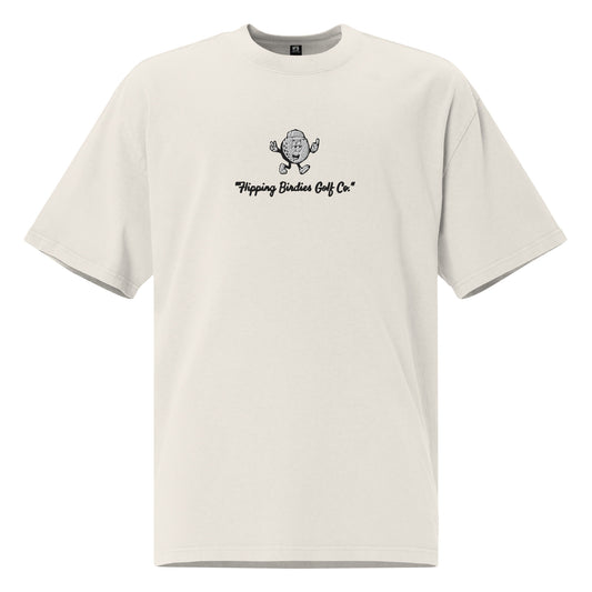 Birdie Ball Oversized Tee Embroidered - Flipping Birdies