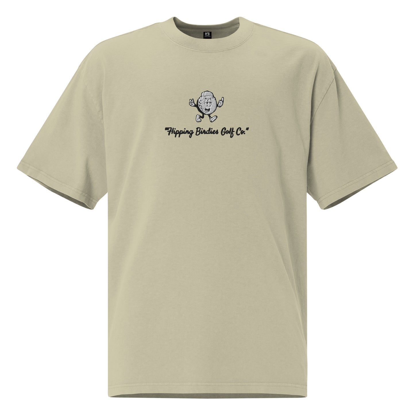 Birdie Ball Oversized Tee Embroidered - Flipping Birdies