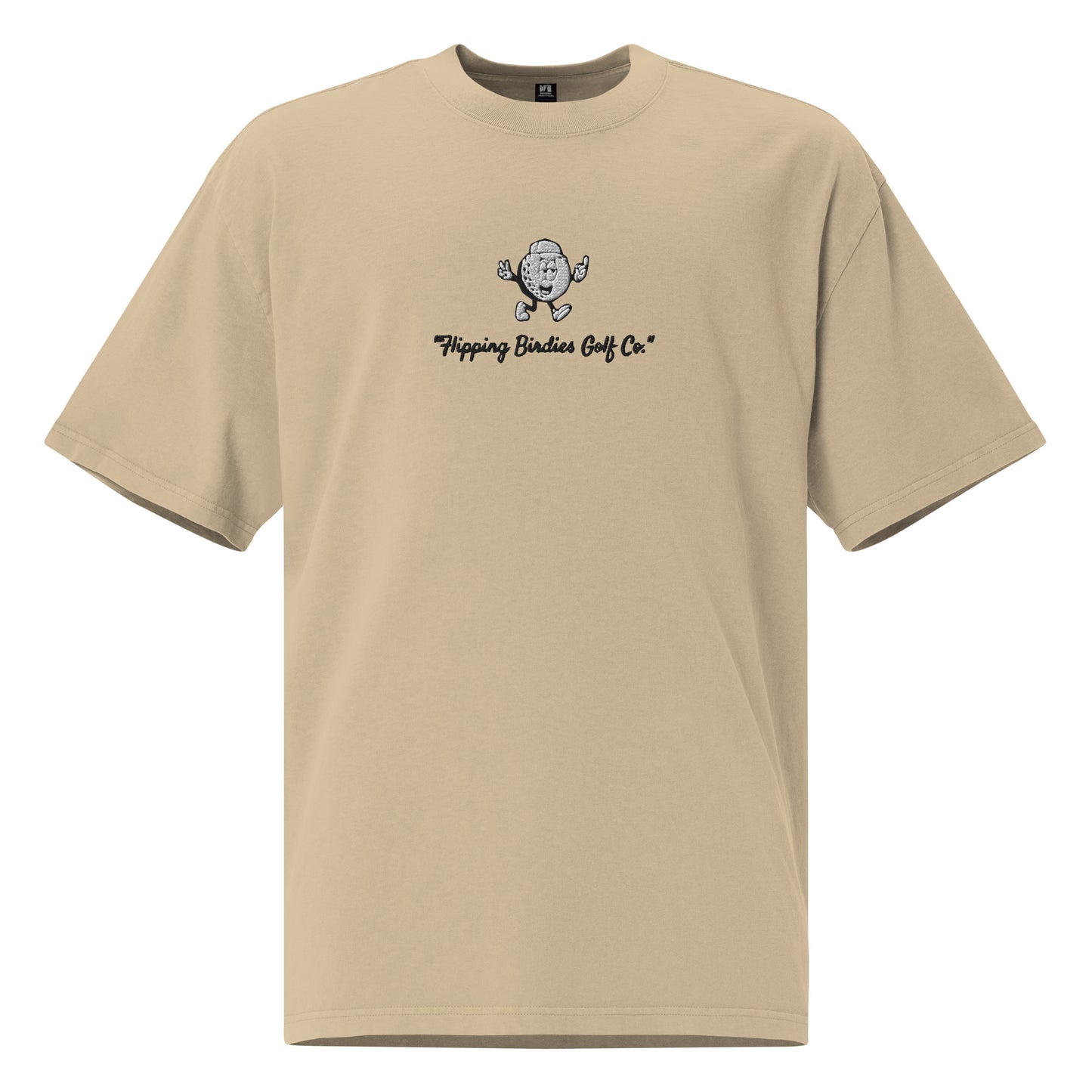 Birdie Ball Oversized Tee Embroidered - Flipping Birdies