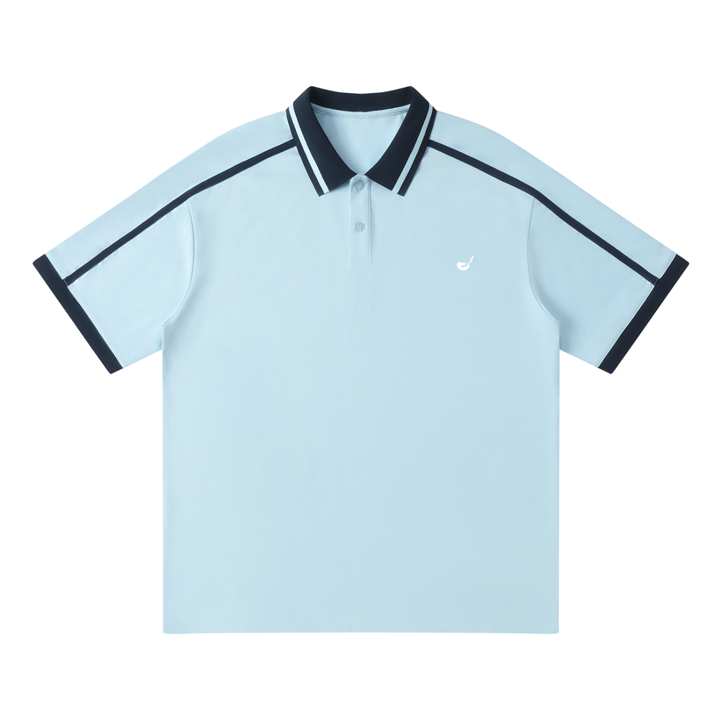 Unisex Contrast Piping Polo Shirt - Flipping Birdies