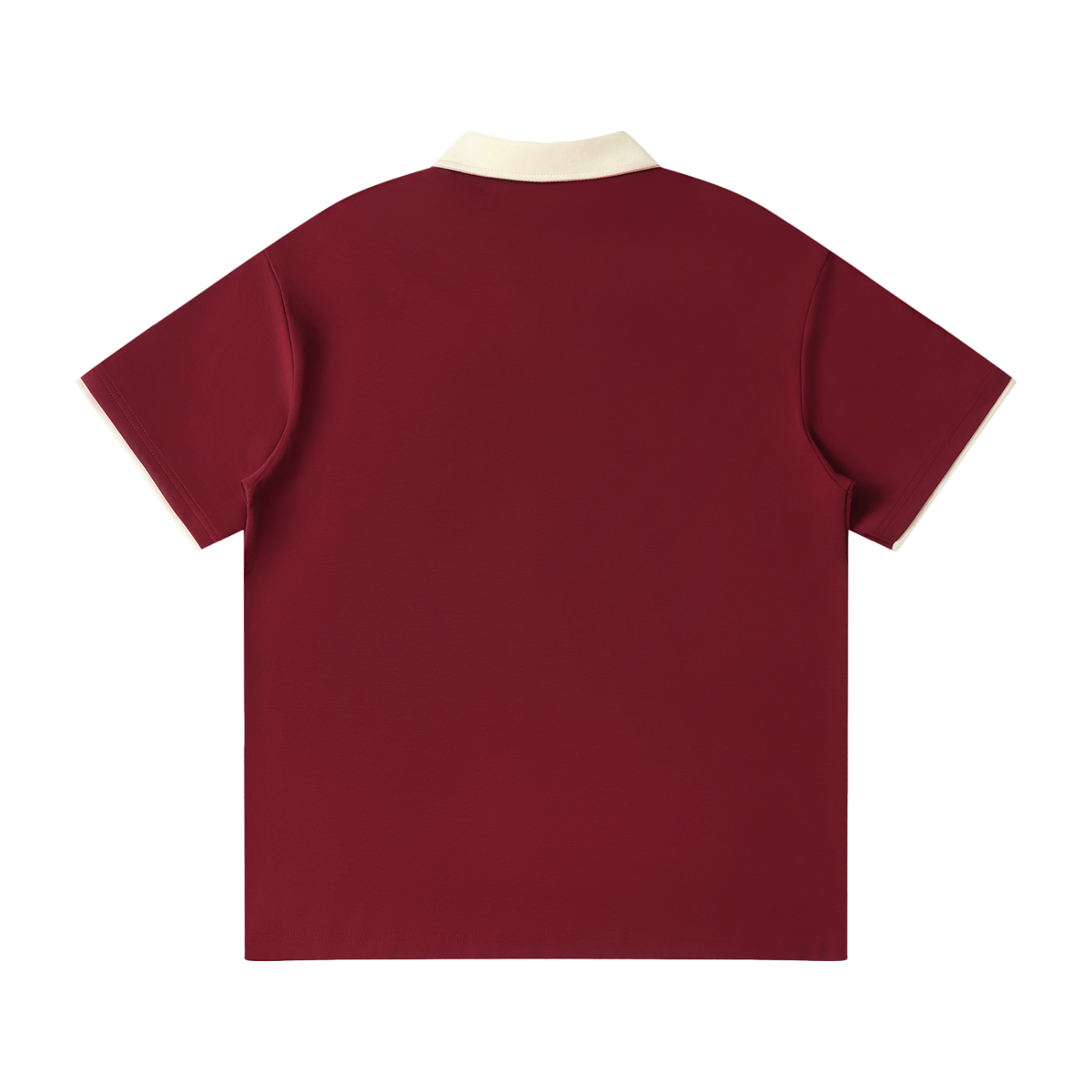 Contrast Collar Raglan Polo Shirt - Flipping Birdies