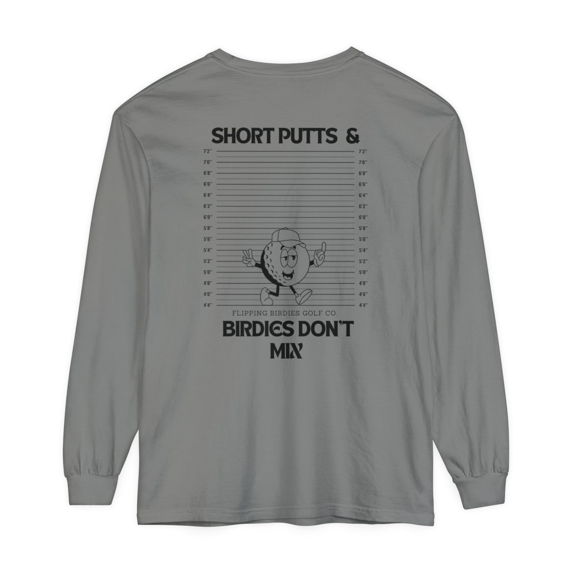 Short Putts & Birdies Don’t Mix Long-Sleeve Tee - Flipping Birdies