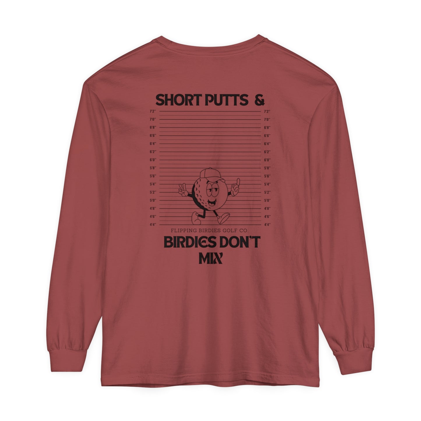 Short Putts & Birdies Don’t Mix Long-Sleeve Tee - Flipping Birdies