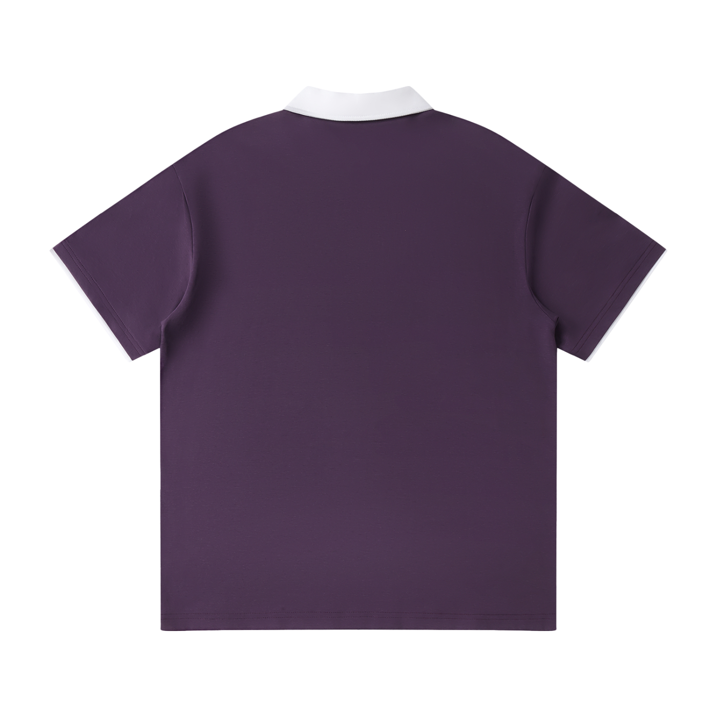 Contrast Collar Raglan Polo Shirt - Flipping Birdies