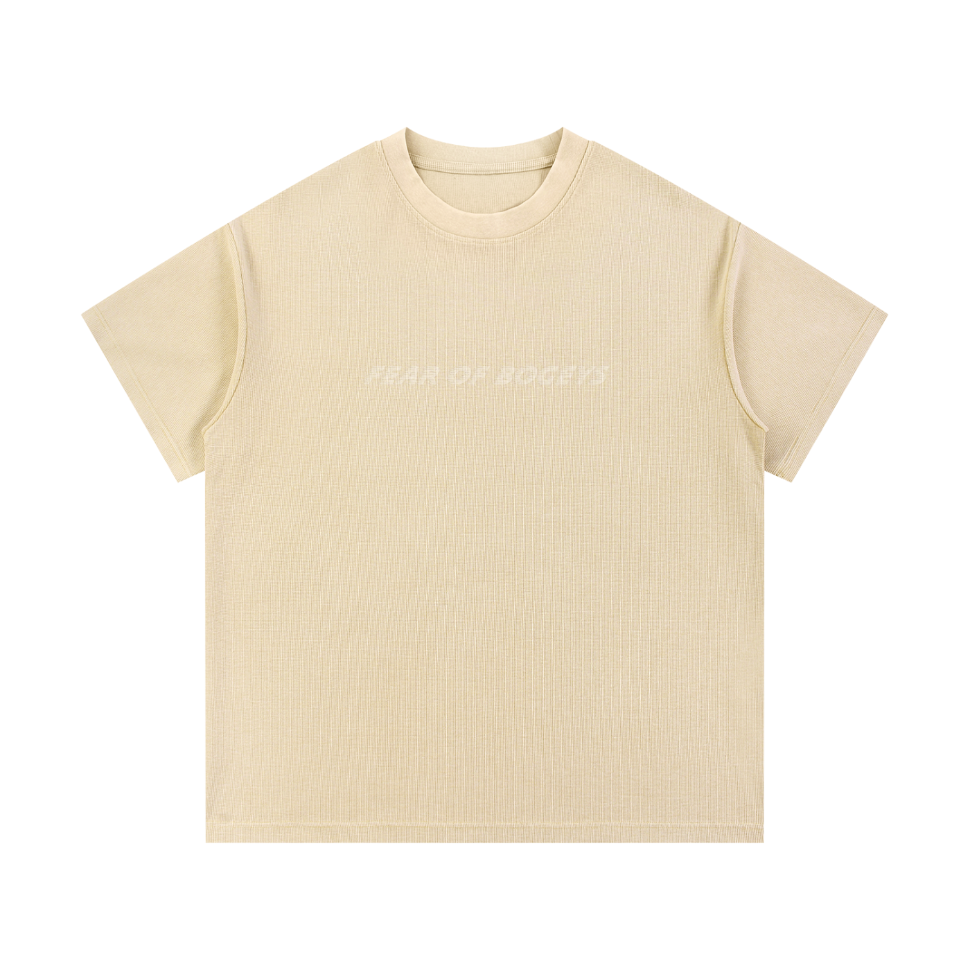 Fear of Bogeys Waffle Knit T-Shirt - Flipping Birdies