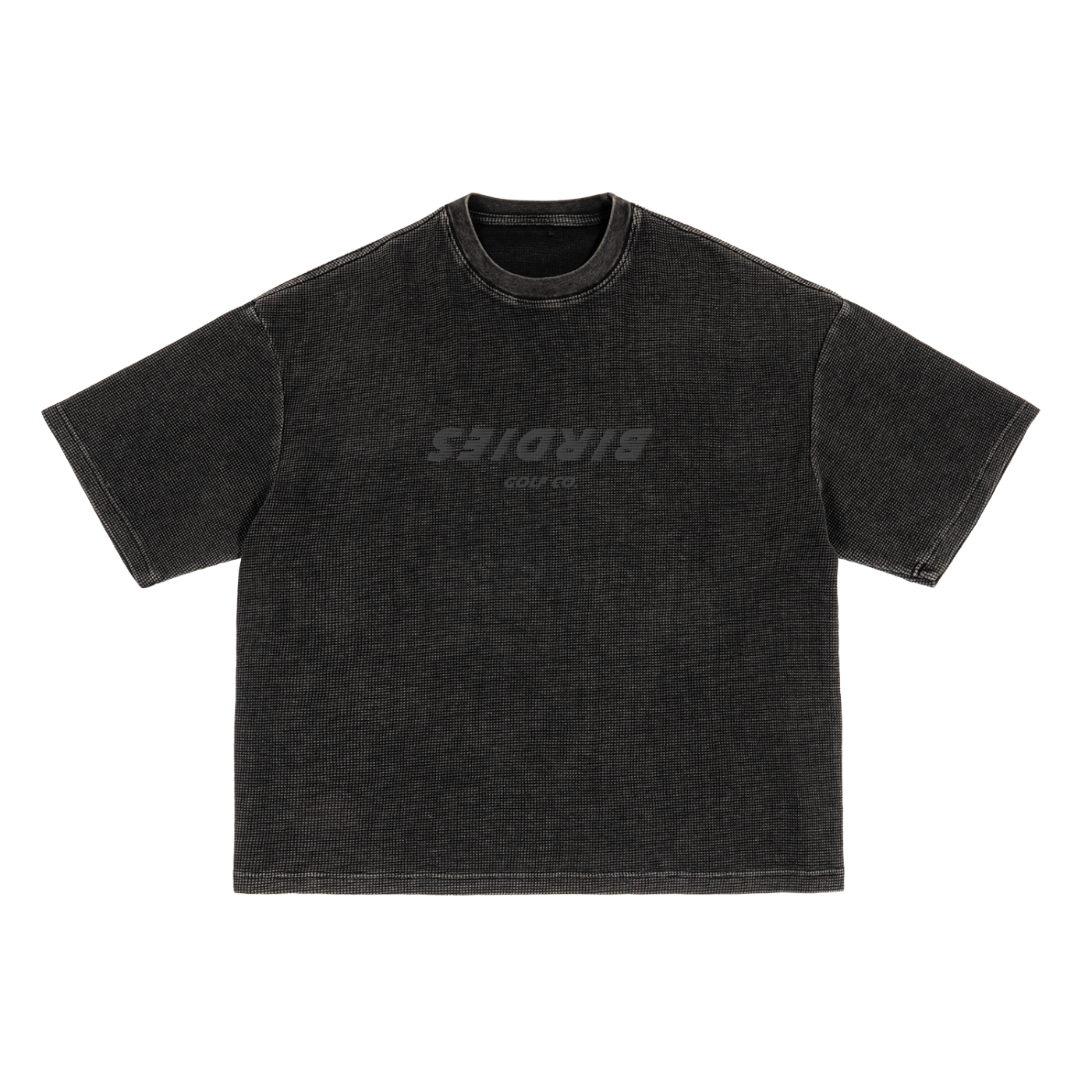 Birdies Textured Waffle Washed Boxy T-Shirt
