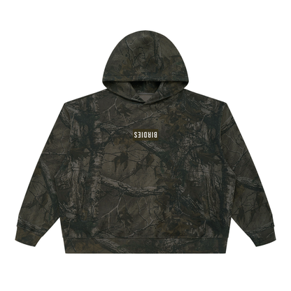 Waffle Camo Boxy Hoodie - Flipping Birdies