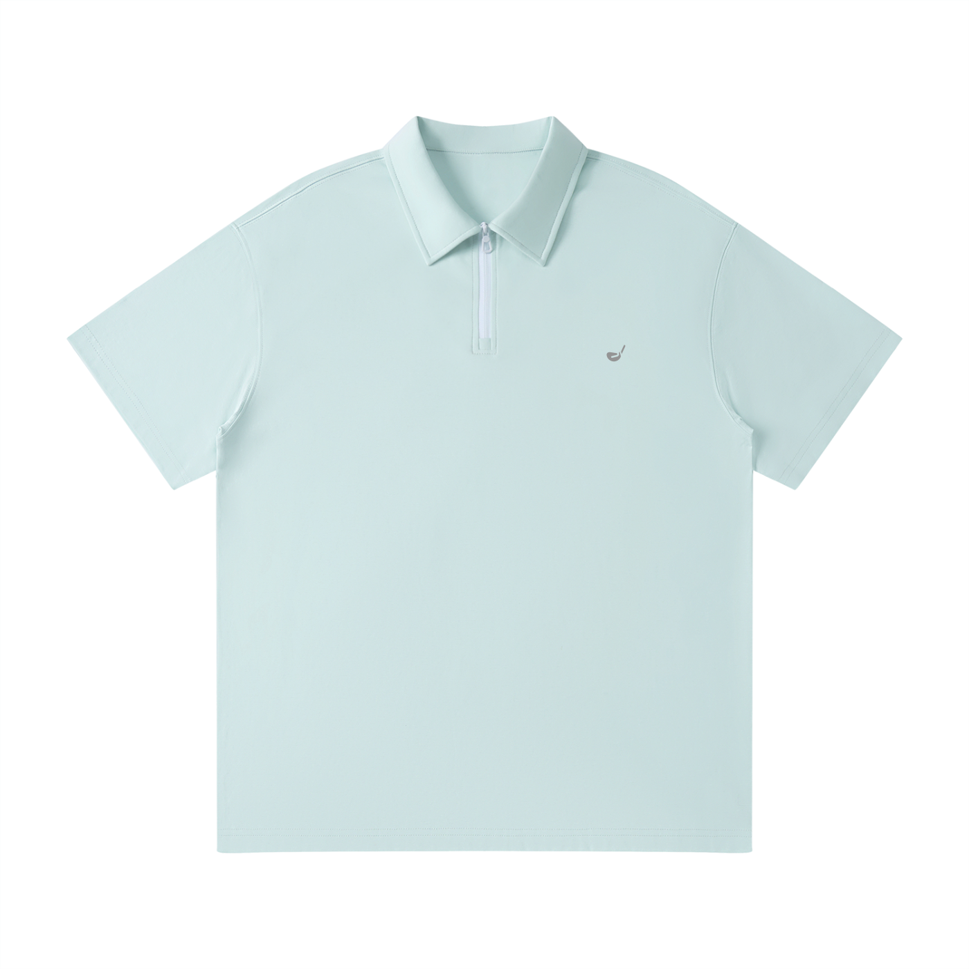 Unisex Quarter-Zip Polo Shirt - Flipping Birdies