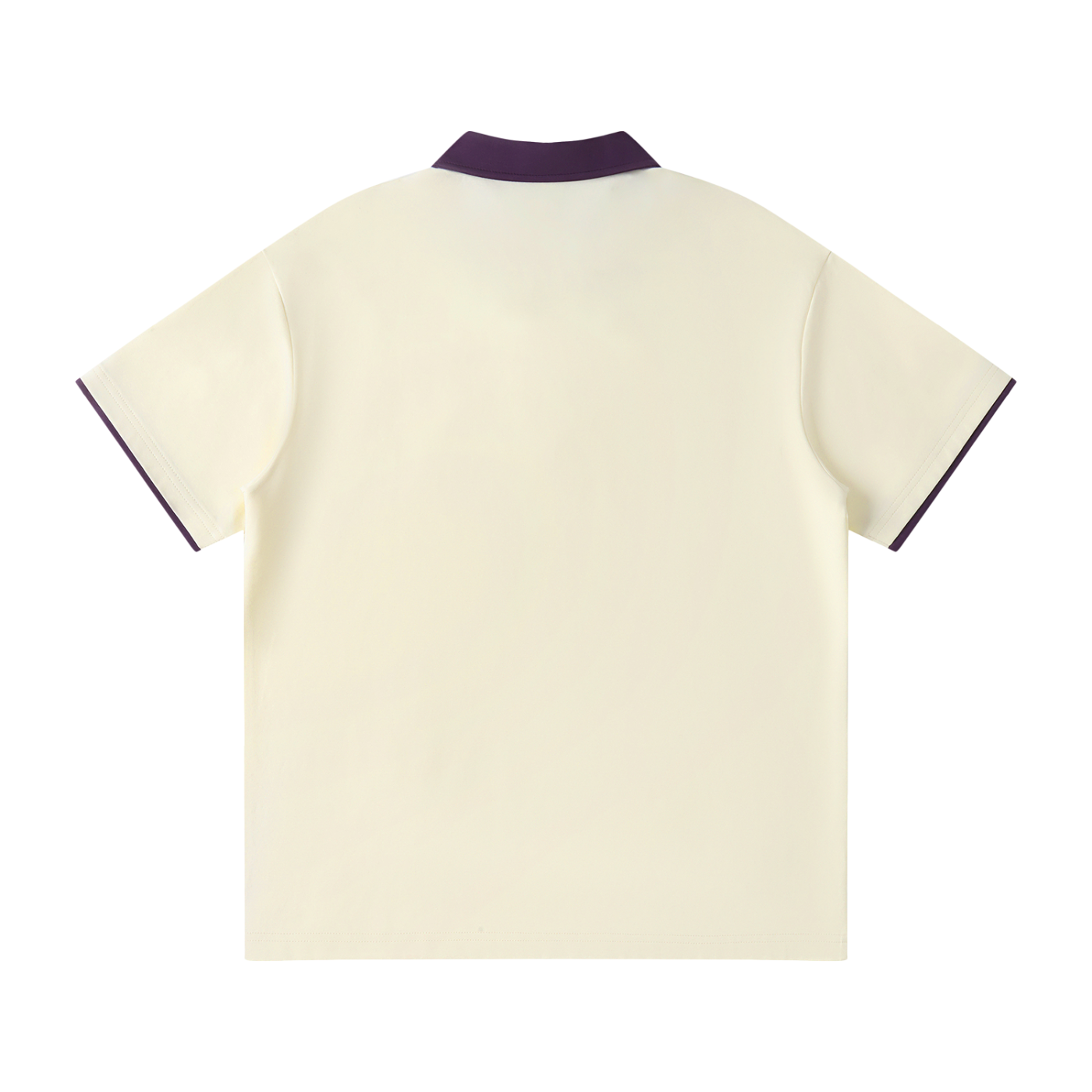 Contrast Collar Raglan Polo Shirt - Flipping Birdies