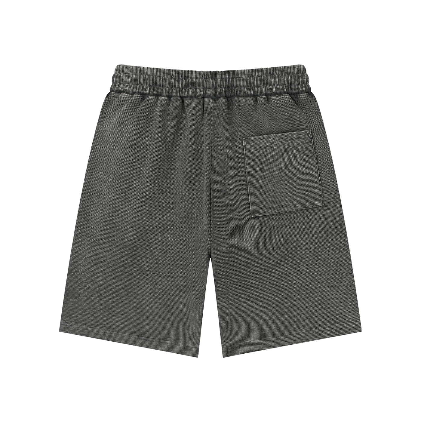 Mineral Wash Waffle Knit Shorts - Flipping Birdies