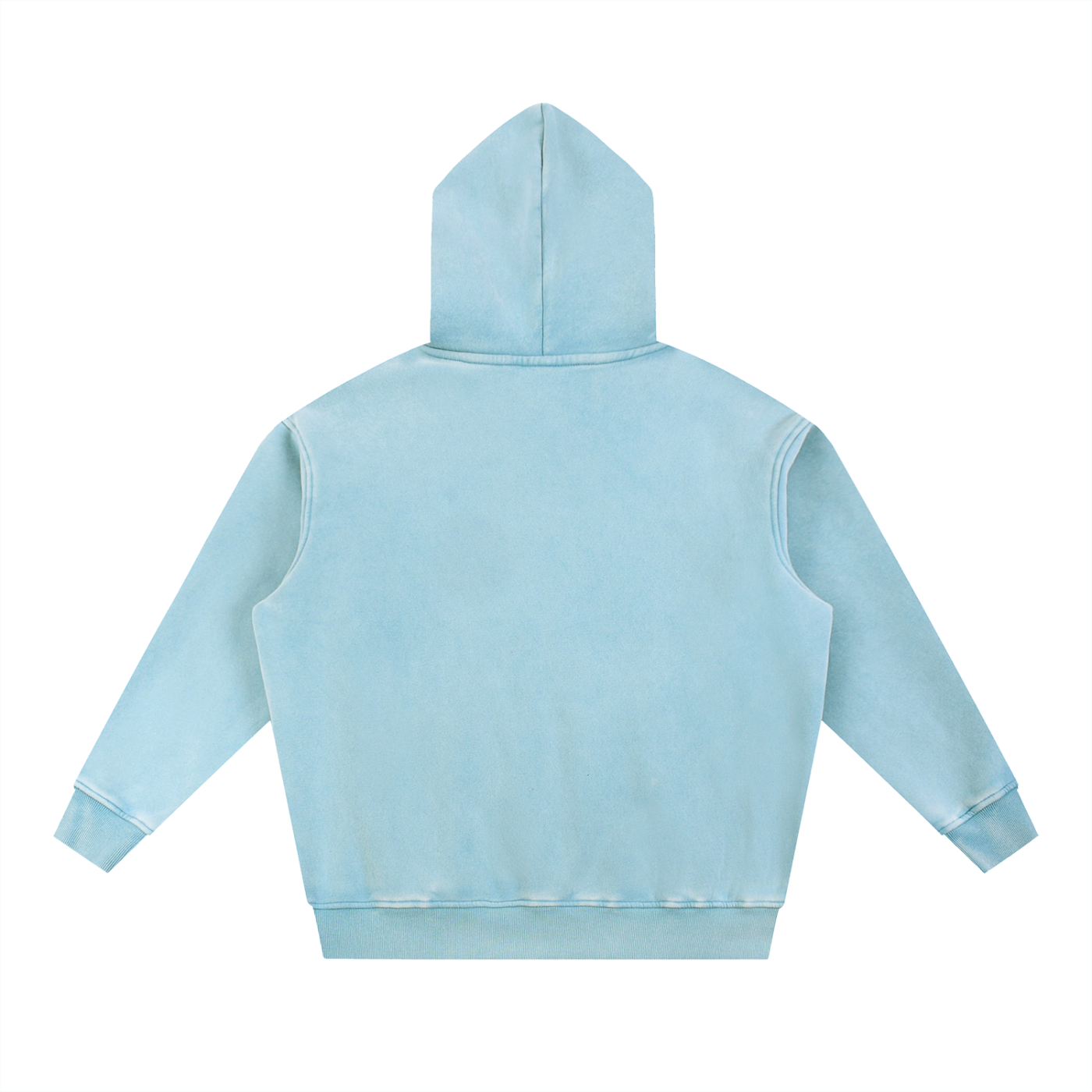 Fear of Bogeys SNOW WASHED Fleece Oversize Hoodie