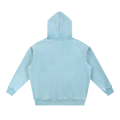 Fear of Bogeys SNOW WASHED Fleece Oversize Hoodie