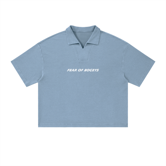 Waffle Polo Shirt