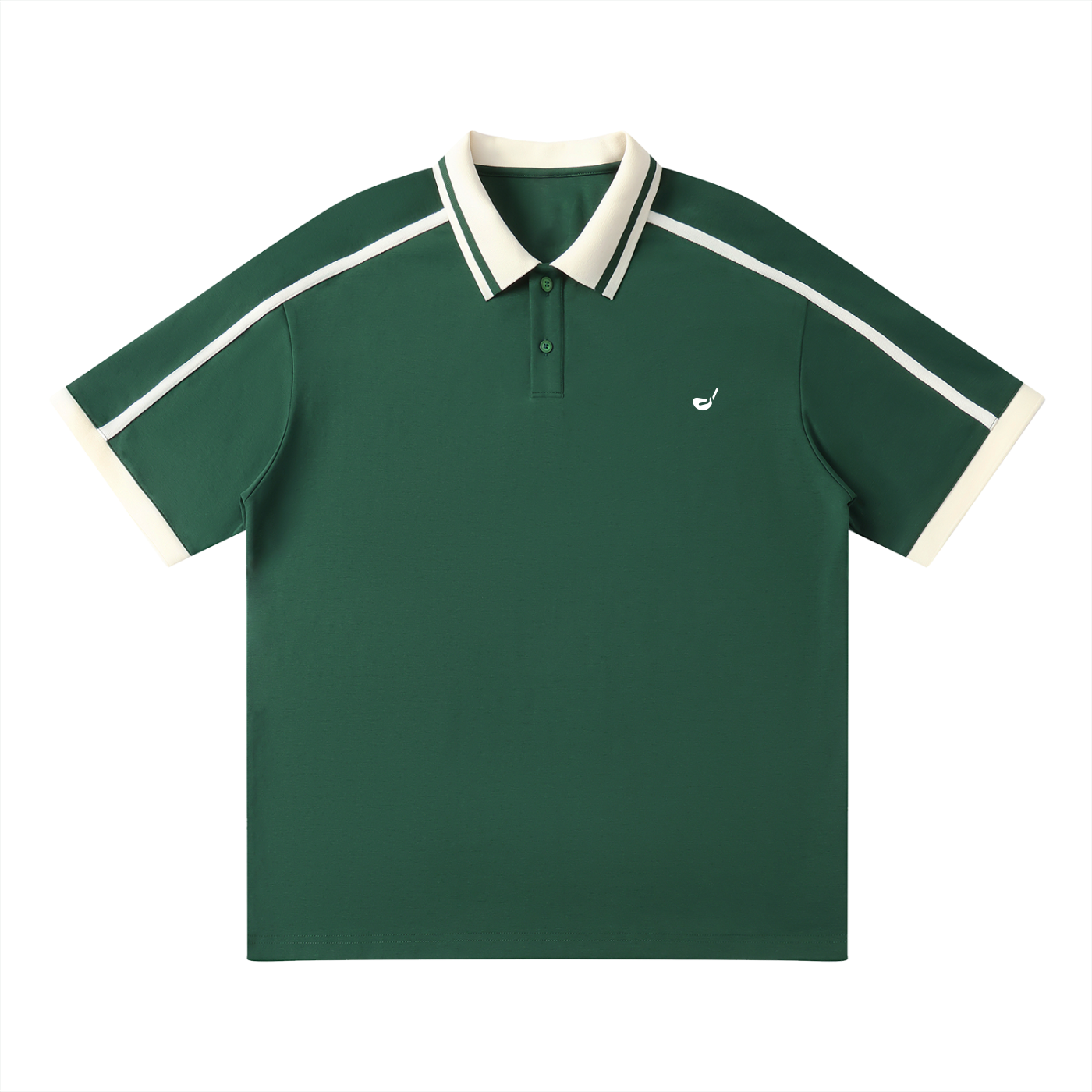 Unisex Contrast Piping Polo Shirt - Flipping Birdies