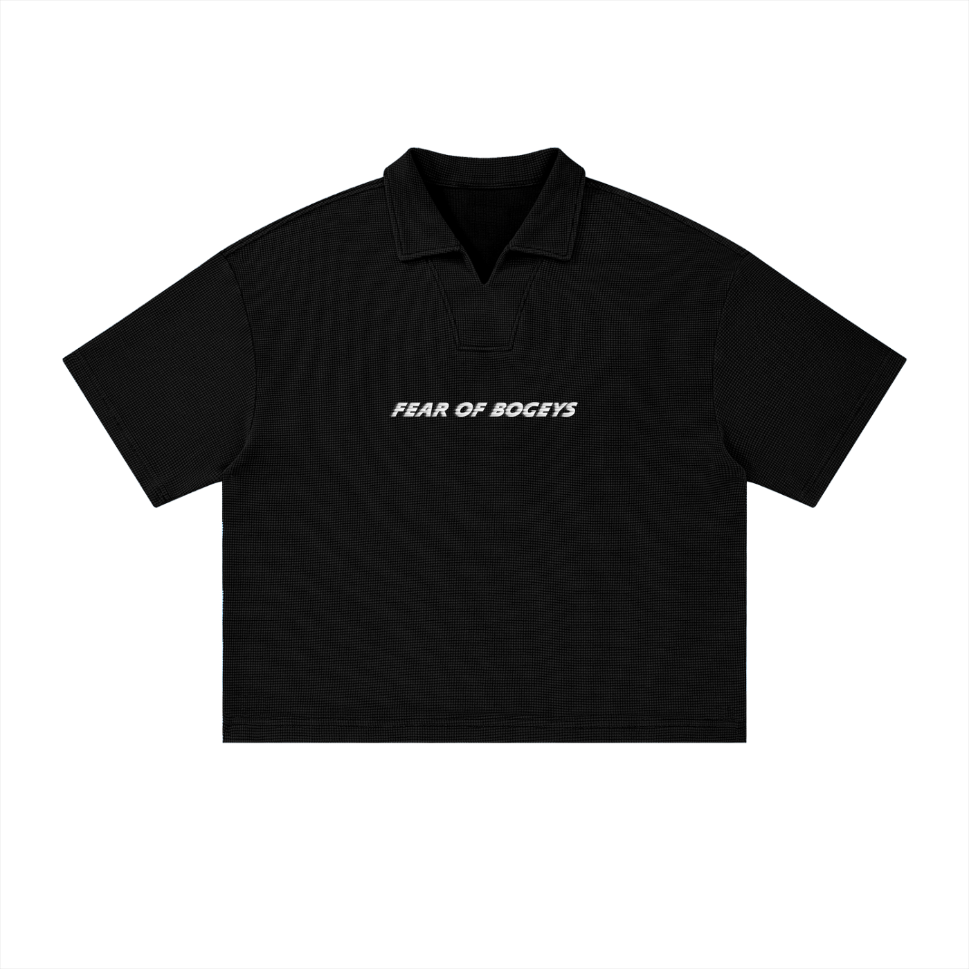 Waffle Polo Shirt