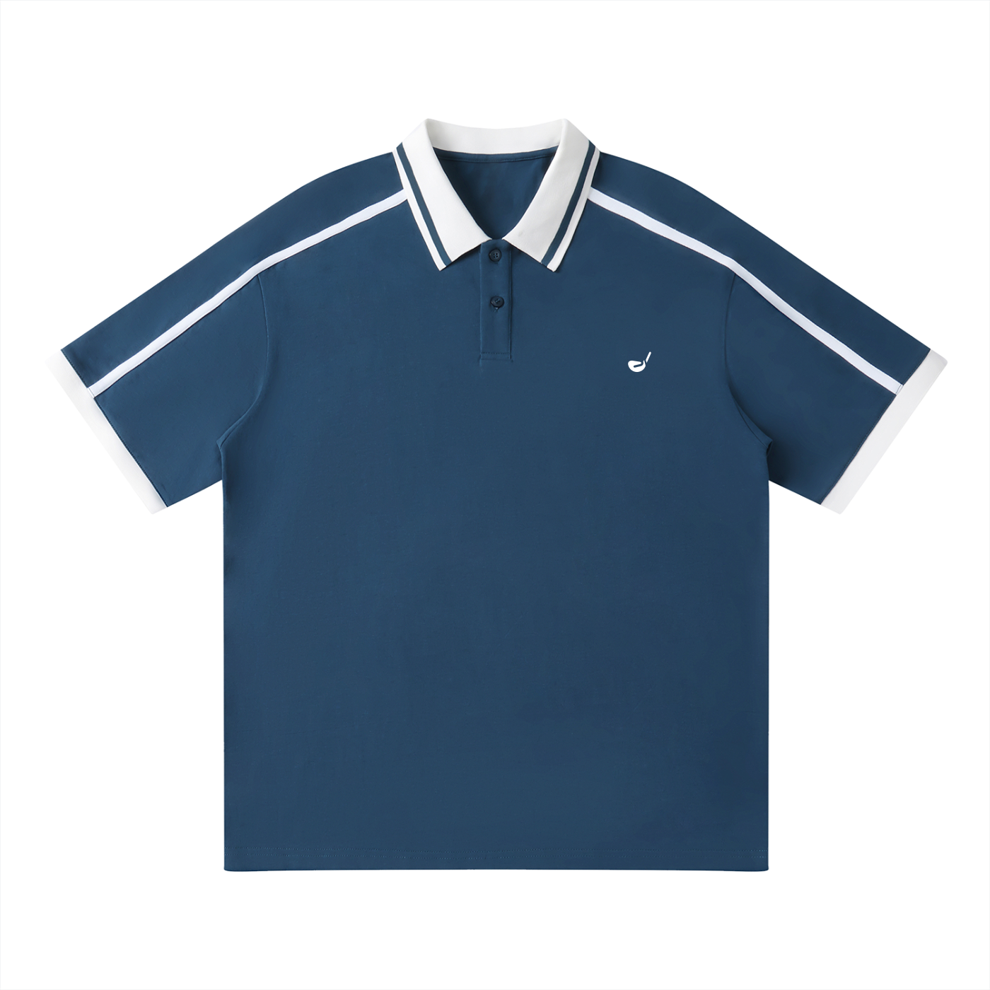 Unisex Contrast Piping Polo Shirt - Flipping Birdies