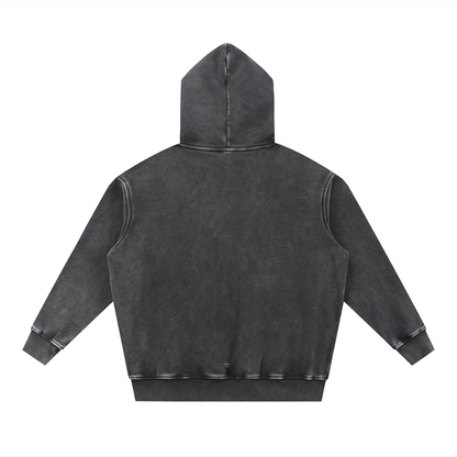 Fear of Bogeys SNOW WASHED Fleece Oversize Hoodie