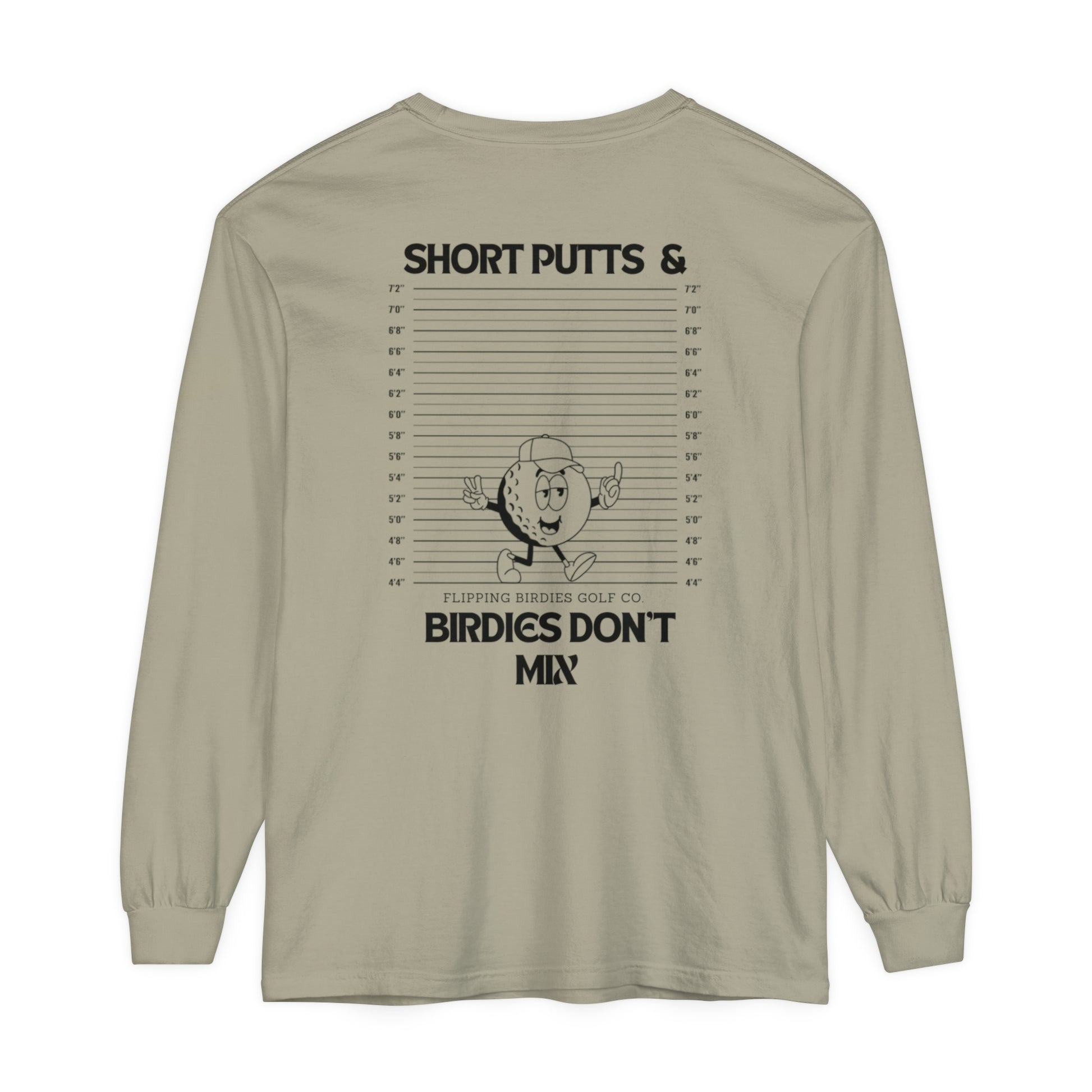 Short Putts & Birdies Don’t Mix Long-Sleeve Tee - Flipping Birdies