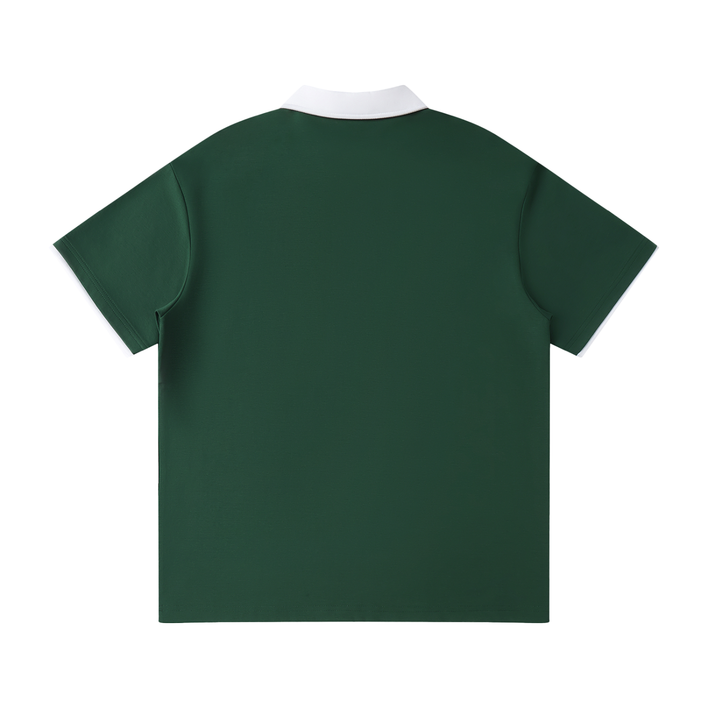 Contrast Collar Raglan Polo Shirt - Flipping Birdies