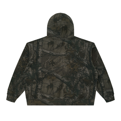 Waffle Camo Boxy Hoodie - Flipping Birdies