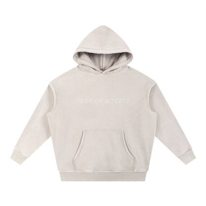 Fear of Bogeys SNOW WASHED Fleece Oversize Hoodie