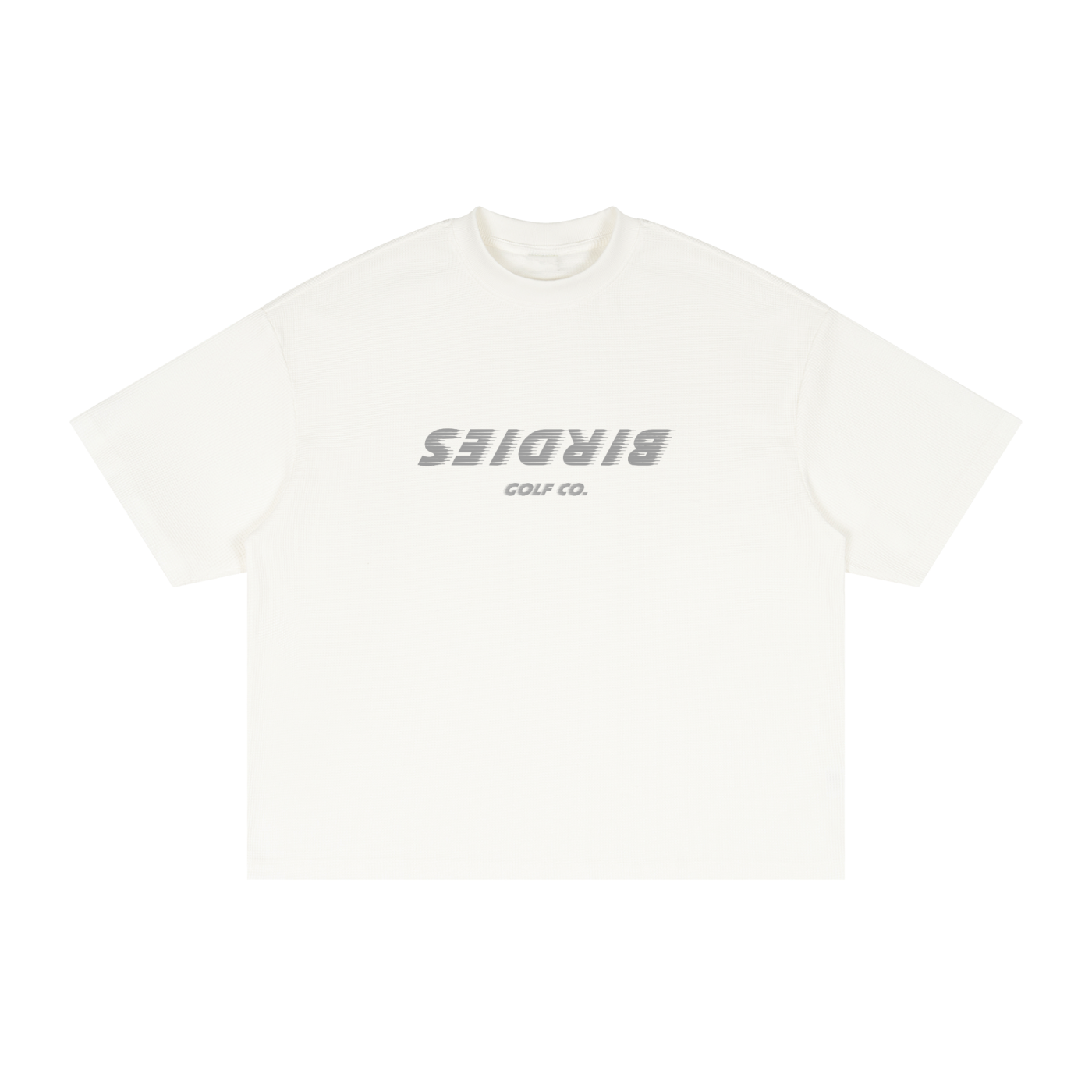 Short Cut Birdies Waffle Knit boxy Tee