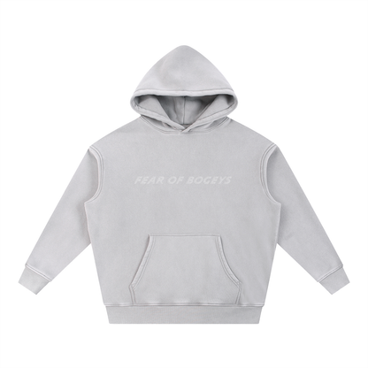 Fear of Bogeys SNOW WASHED Fleece Oversize Hoodie