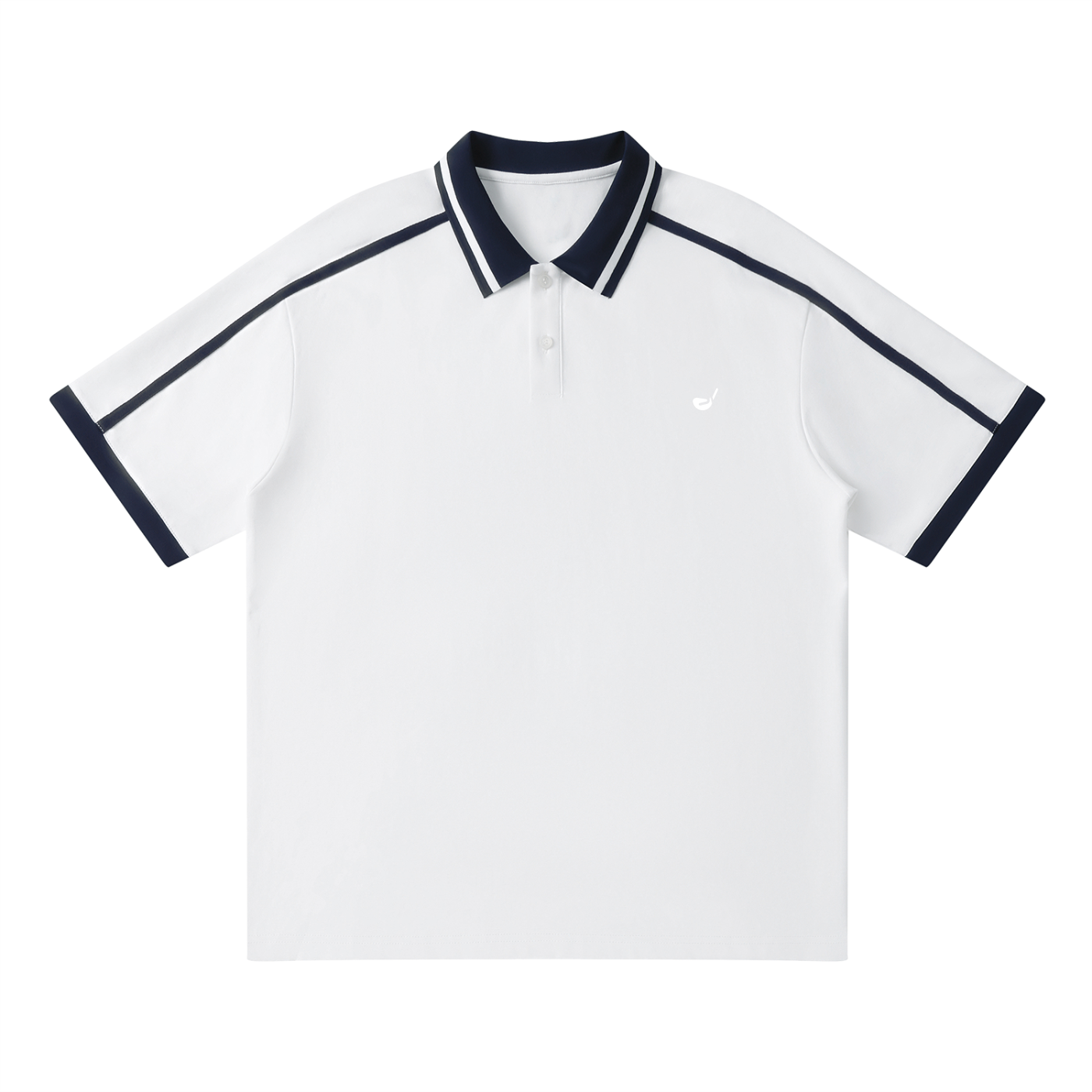 Unisex Contrast Piping Polo Shirt - Flipping Birdies