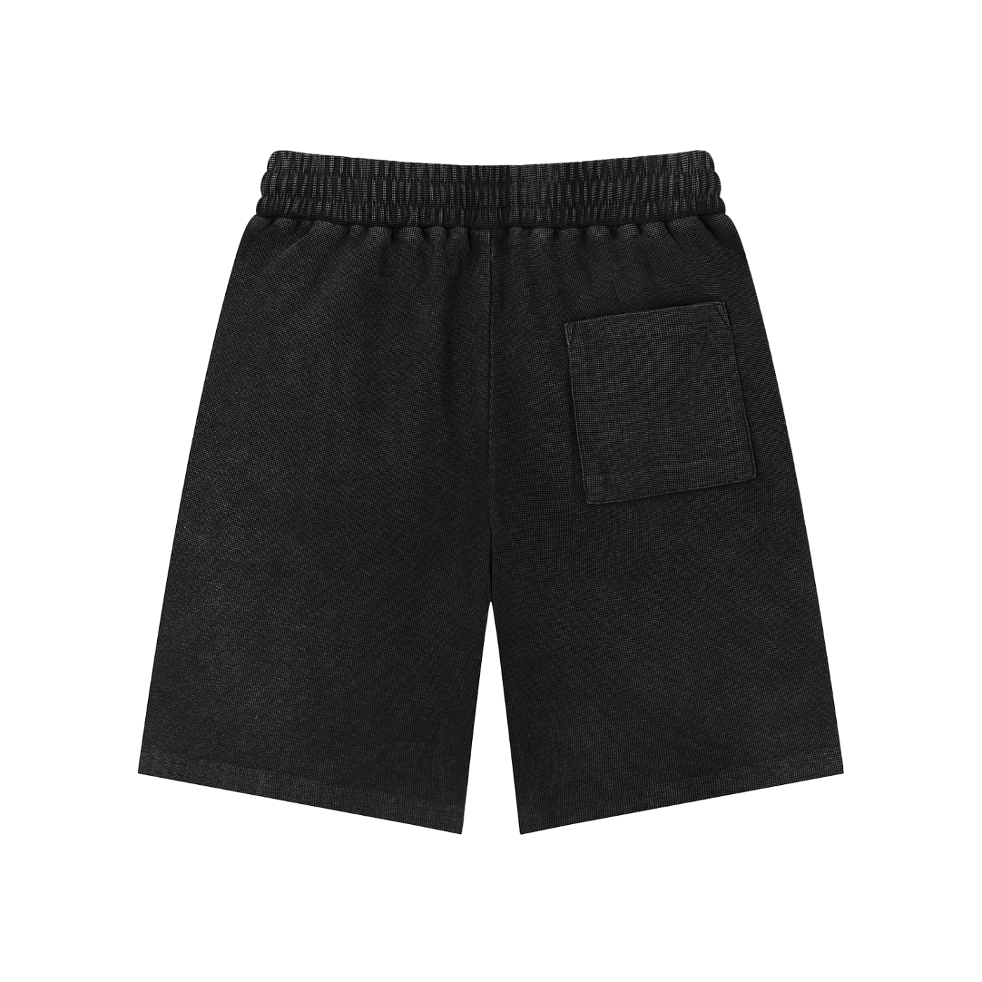 Mineral Wash Waffle Knit Shorts - Flipping Birdies