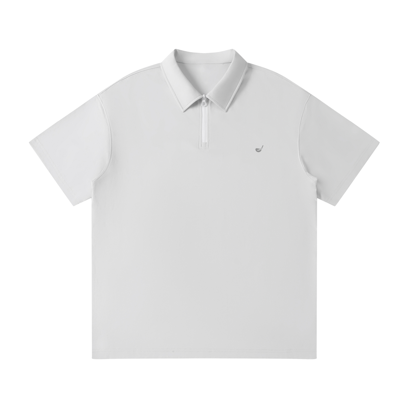 Unisex Quarter-Zip Polo Shirt - Flipping Birdies