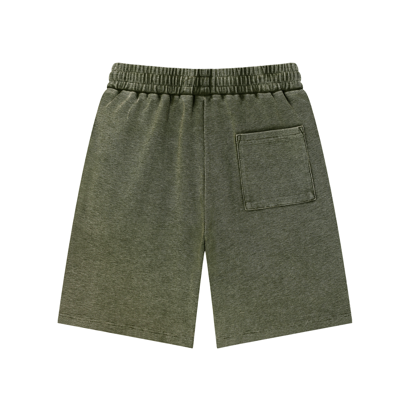Mineral Wash Waffle Knit Shorts - Flipping Birdies