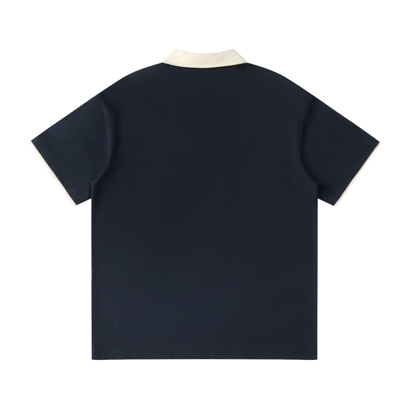 Contrast Collar Raglan Polo Shirt - Flipping Birdies