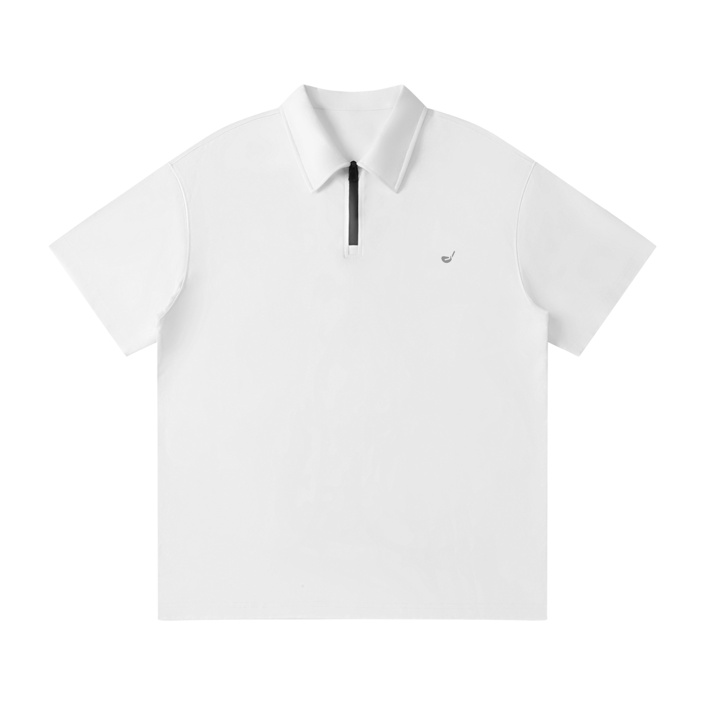Unisex Quarter-Zip Polo Shirt - Flipping Birdies