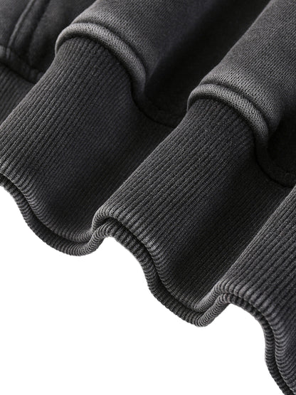 Fear of Bogeys SNOW WASHED Fleece Oversize Hoodie