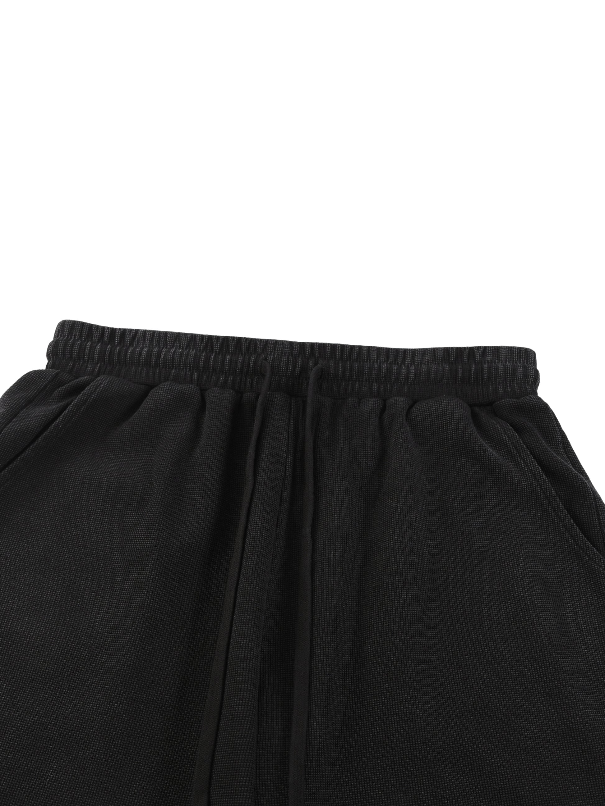 Mineral Wash Waffle Knit Shorts - Flipping Birdies