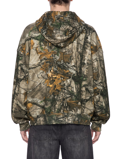 Waffle Camo Boxy Hoodie - Flipping Birdies